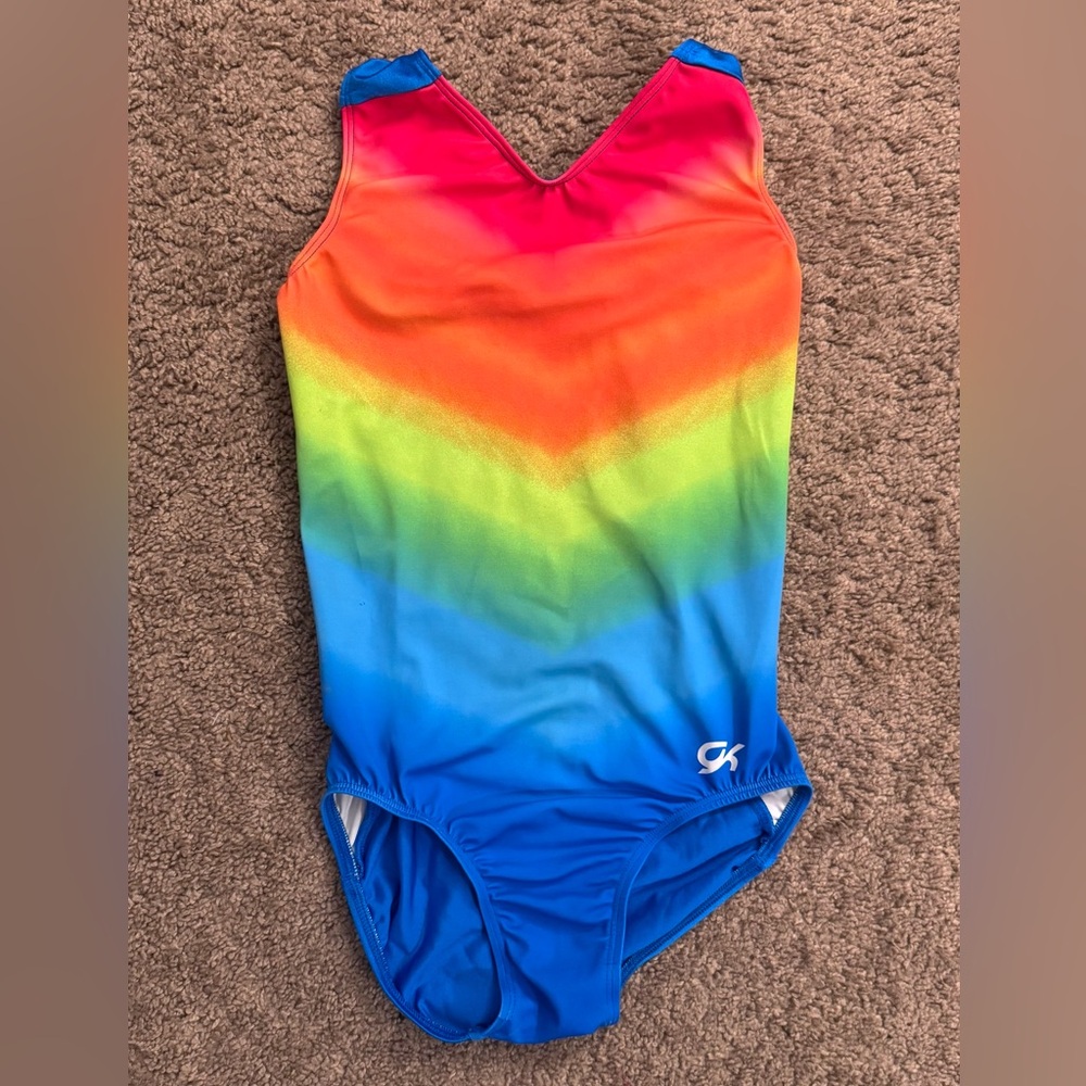 GK Colorful Gradient Leotard